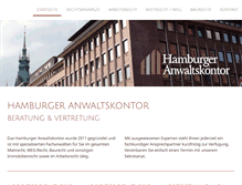 Tablet Screenshot of hamburger-anwaltskontor.de